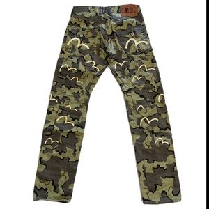 Evisu Multi-pocket Camo Jeans
